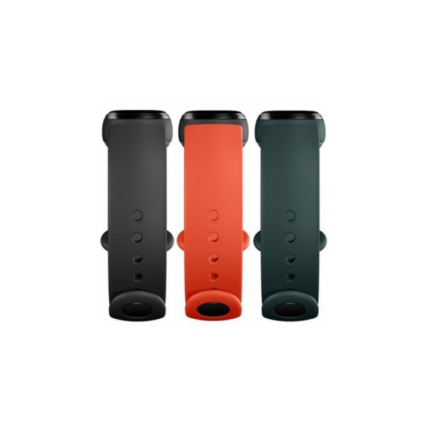 Sports Package Xiaomi Mi Smart Band 5 (Black Orange And Green) Watch Bands