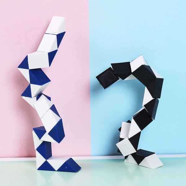 Plastic Snake Twist Puzzle Mini Educational Game Toy For Kids Boys Girls Gift Puzzles