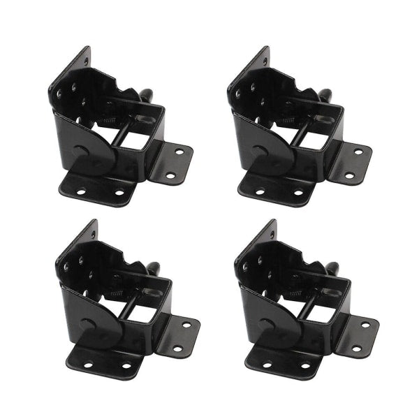 4 Pcs Folding Table Hinge Furniture Leg Self Locking Foldable Support Black M Dining Table Legs