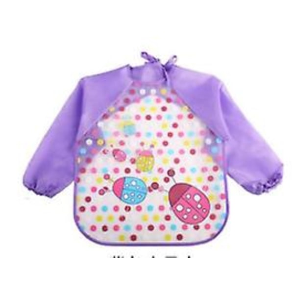 Waterproof Long Sleeve Bibs For Toddlers 4 Pack Unisex Baby Bibs & Burp Cloths