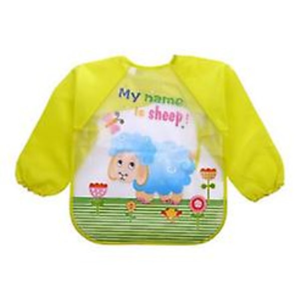 Waterproof Long Sleeve Bibs For Toddlers 4 Pack Unisex Baby Bibs & Burp Cloths