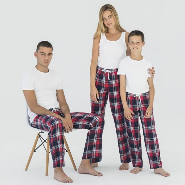 Sf Minnie Kids Tartan Lounge Pants Navy Green Checks Size 9 10 Years Kids Outerwear