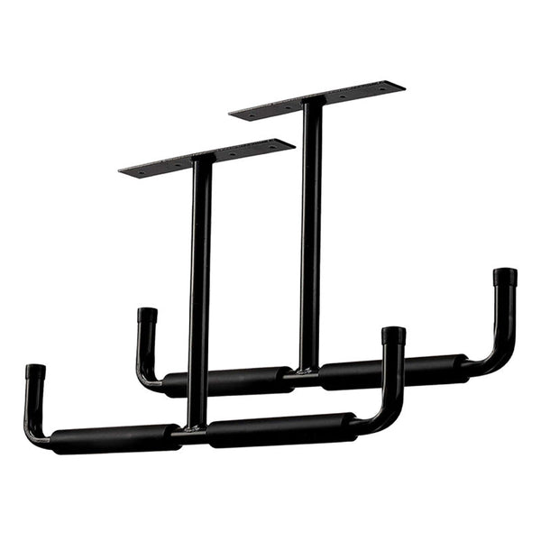 Heavy Duty Steel Storage Hook For Ceiling Rack Compatible With Hanging Bikes Tools Snowboard Fishing Rods White System Bicycle Stands & Storage