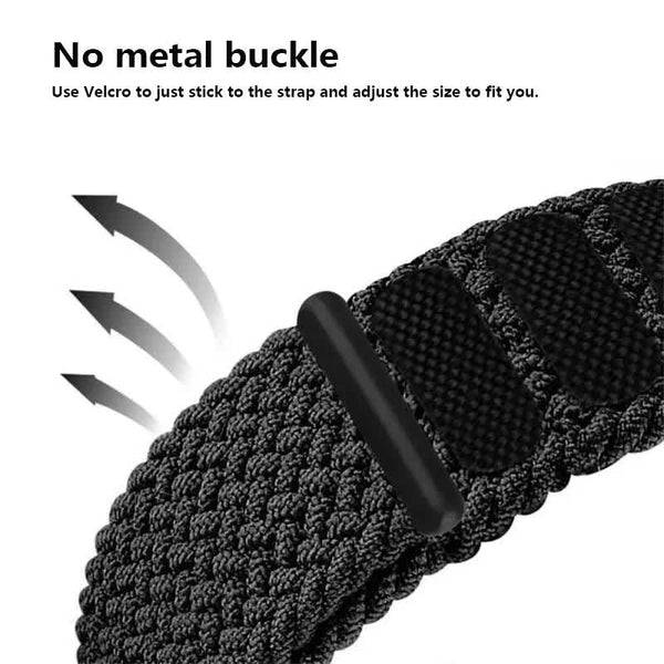 Braided Solo Loop Compatible With Apple Watch Ultra 49Mm 45Mm 44Mm 42Mm 41Mm 40Mm 38Mm For Series 7 6 Summeru Bracelet Watch Bands