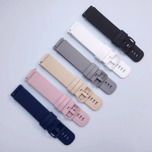 20 22Mm Silicone Strap For Garmin Venu 3 Band Forerunner 265 255 245 Music Vivoactive Sq Plus Bracelet Gray 20Mm Watch Bands