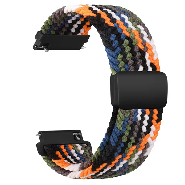 20Mm Braided Sololoop For Garmin Vivoactive 5/3/3 Music Band Wristband Vivomove3/Trend/Sport Venu Sq/Sq2/2Plus Strap Denim Watch Bands