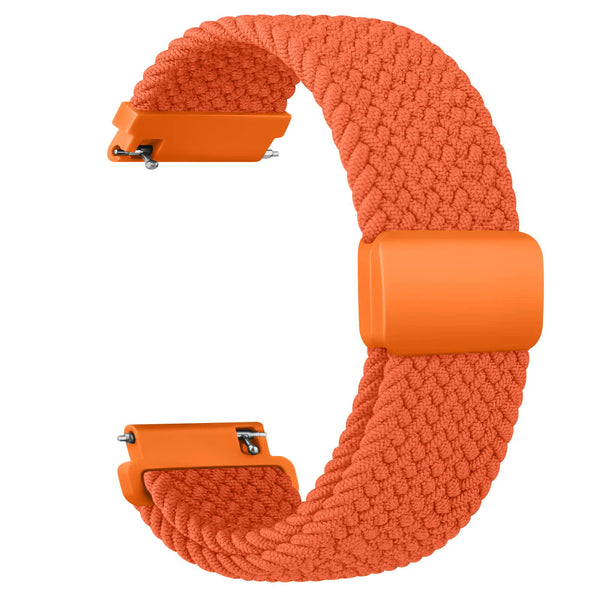 20Mm Braided Sololoop For Garmin Vivoactive 5/3/3 Music Band Wristband Vivomove3/Trend/Sport Venu Sq/Sq2/2Plus Strap Rose Pink Watch Bands