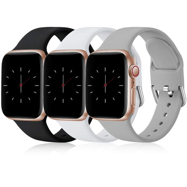 Compatible With Apple Series 8 7 6 5 4 3 Ultra 42Mm 44Mm 45Mm Pack Black White Gray Watch Bands