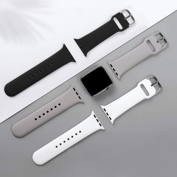 Compatible With Apple Series 8 7 6 5 4 3 Ultra 42Mm 44Mm 45Mm Pack Black White Gray Watch Bands