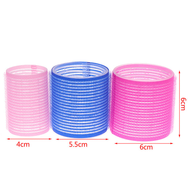 Self Adhesive Hair Rollers 6Pcs Diy Magic Styling Rollers & Curlers