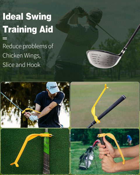 Golf Training Wrist Hinge Swing Aid Correcting Trainer Tool For Golfers Beginners Arm Elbow Posture Teaching Accessory Club Practice Swing Trainers