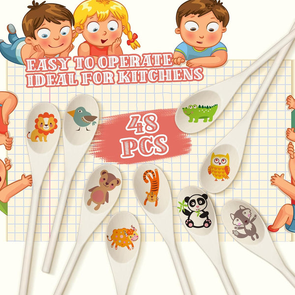48 Pcs Spoons Set For Mom 10 12 Inch Oval Cooking & Serving Placeholder
