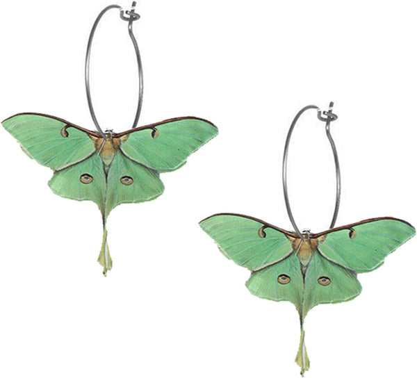 Butterfly For Women Unique Punk Insect Moth Drop Colorful Lightweight Acrylic Wing Statement Party Jewelry Earrings