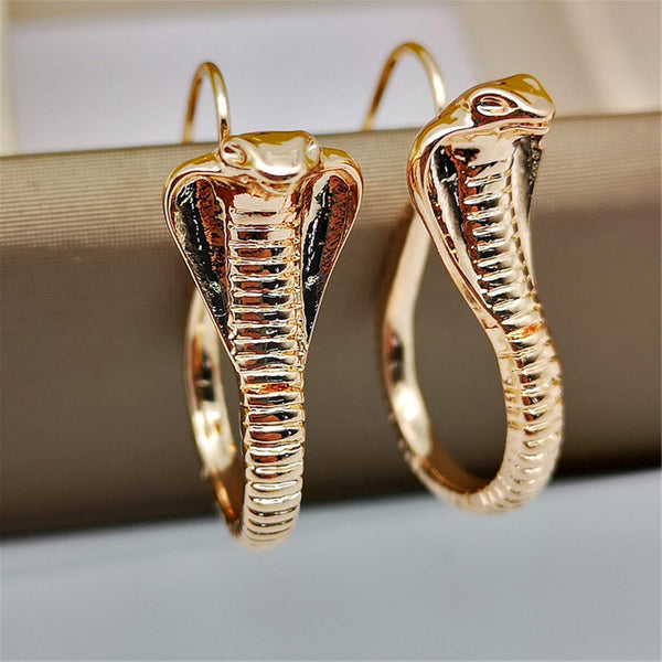 Cobra Dangle Personalized Animal Snake Hook For Women Punk Gothic Jewelry Earrings