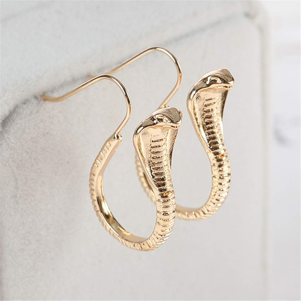 Cobra Dangle Personalized Animal Snake Hook For Women Punk Gothic Jewelry Earrings