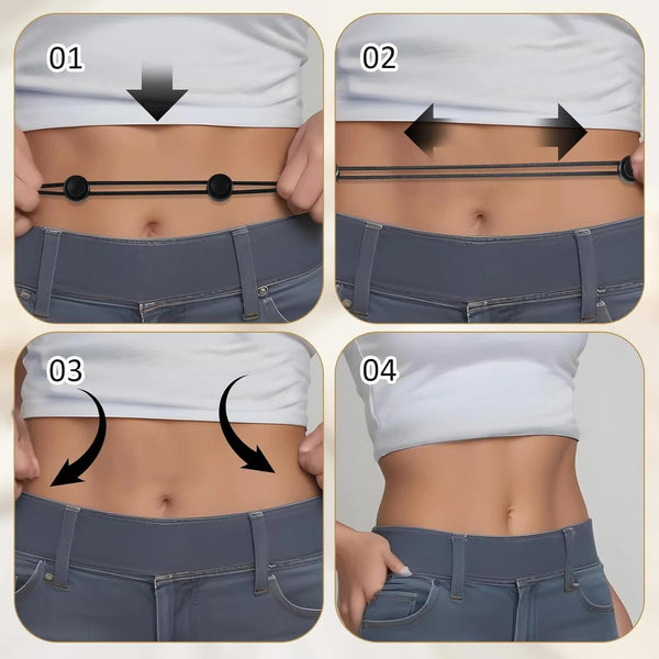 2 Pcs Tuck Band Adjustable Crop Tool For Women Waist Shirts Sweate Elastic Transform The Way You Style Your Tops Suitable Yoga Fitness And Other Sport
