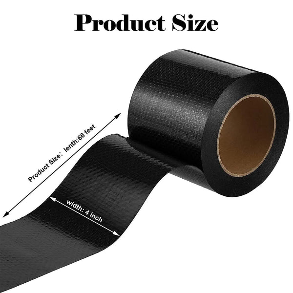 Rv Underbelly Tape Material Corrugated Waterproof Flex Mend Belly Thick Adhesive Patch Sealing Mobile Home Camper Travel Trailer Tear Repair(1 Pack4 I