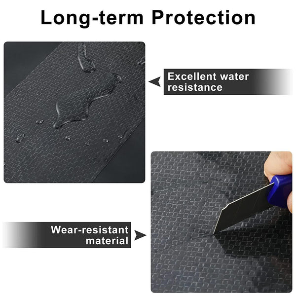 Rv Underbelly Tape Material Corrugated Waterproof Flex Mend Belly Thick Adhesive Patch Sealing Mobile Home Camper Travel Trailer Tear Repair(1 Pack4 I