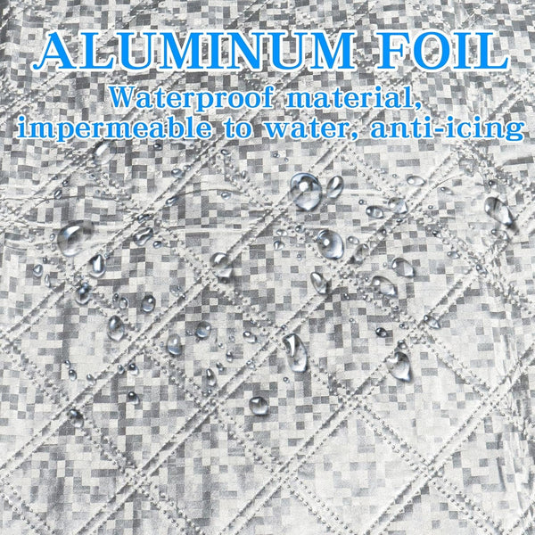Car Front Windshield Cover Shade 66.9"A17.7" Snow For Fallen Leaf Dust And Universal Protector All Seasons(Silver) Car Covers