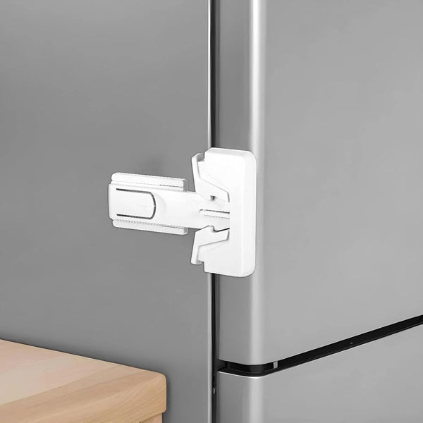 2 Pack Freezer Door Lock Fridge Safety Latch Baby Proof Refrigerator Door Locks & Lock Mechanisms