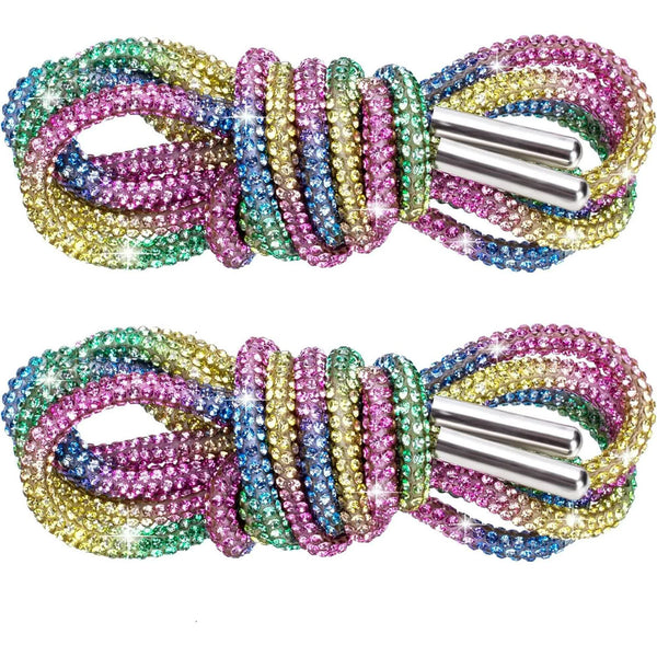 Rhinestone Glitter Rope Laces Crystal Bling Round Shoe For Sneakers Shoe Laces