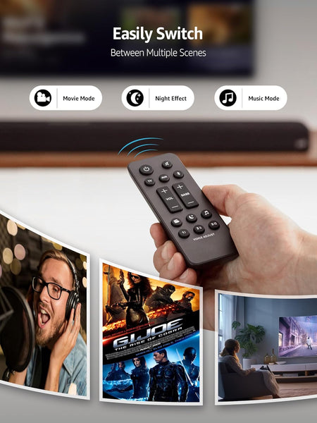 Universal Soundbar Remote Control Replacement For Polk Audio Signa S1 S2 S3 S4 Ultra Slim Bar Re6214 Re62141 Remote Controls