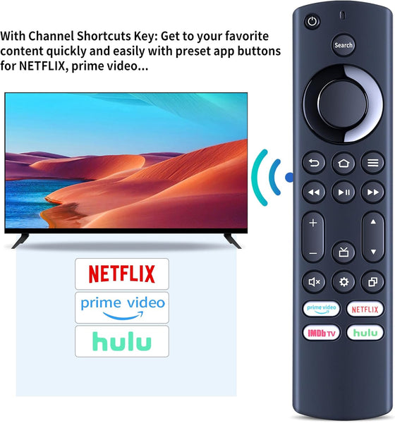 Replacement Ir Tv Remote Control For Insignia/Toshiba Amz Smart Tvs Ns Rcfna 21 Ct Rc1us Remote Controls