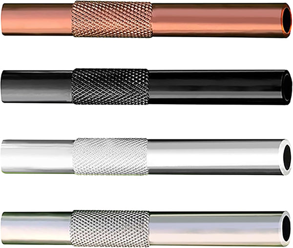 Mini Straw Dispenser Reusable Small Metal Tube Drinking Set Silver Other Kitchen Gadgets