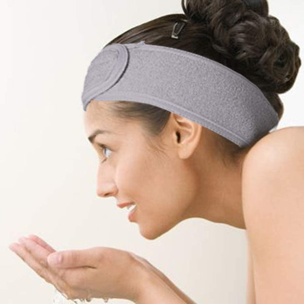 10 Pack Spa For Women Adjustable Terry Cloth Facial Headbands