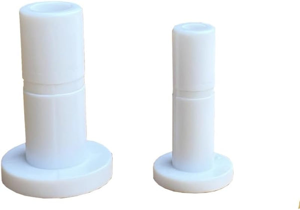 2 Size 1/4'' And 3/8'' Plug End Cap For Ro System Reverse Osmosis Water Line Fittings Quick Connect Prevent Leak (Fits 1/4A Both In 10 Piece) White Ro