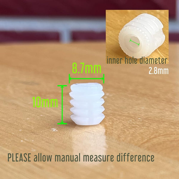 100 Pieces 8.75 X Mm Plastic Hinge Dowel Inserts Replacement Anchors For Kitchen Cabinet Bathroom Locker Cupboard Doors Door Hinges
