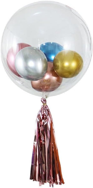 25 Pack Bobo 24 Inch Clear Diy Transparent Bubble For Wedding Christmas Birthday Party Decoration Balloons