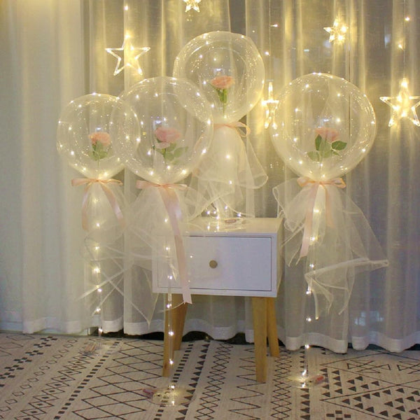 25 Pack Bobo 24 Inch Clear Diy Transparent Bubble For Wedding Christmas Birthday Party Decoration Balloons