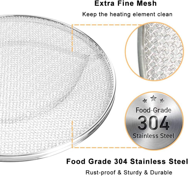 Stainless Steel Spatter Shield For Ninja Fg551 Foodi Smart Xl Grill & Air Fryer Air Fryer Accessories