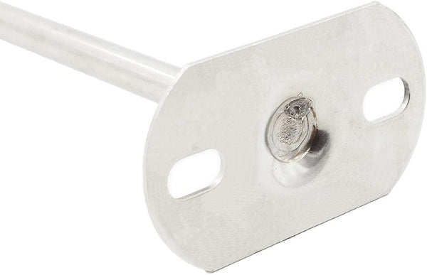 2 Pack Ceiling Mount Bracket Stainless Steel Wardrobe Pipe Rod Holder Shower Curtain Closet Lever Support Flange Socket (25X250mm/1X10'') Braces & Bra