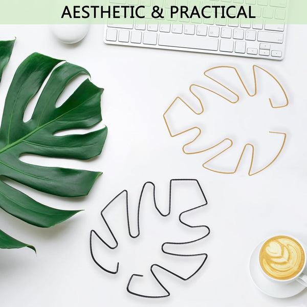 4Pcs Iron Plant Stem Supports Monstera Outdoor Indoor Accessories 2 Colour Turtle Shell Bamboo Clamp Set For Thriving Growth (Gold+Black) Plant Ties &