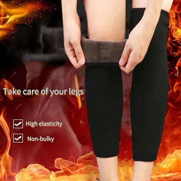 Cashmere Leg Warmer Winter Knitted Over Knee High Thermal Compression Sleeve Leg Warmers