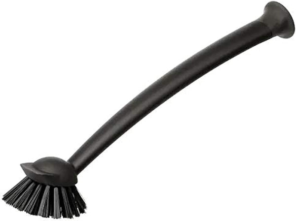 Dish Washing Brush Blackpolypropylene Plastic Polyester Synthetic Rubber(Length : 29Cm) Cleaning Brushes