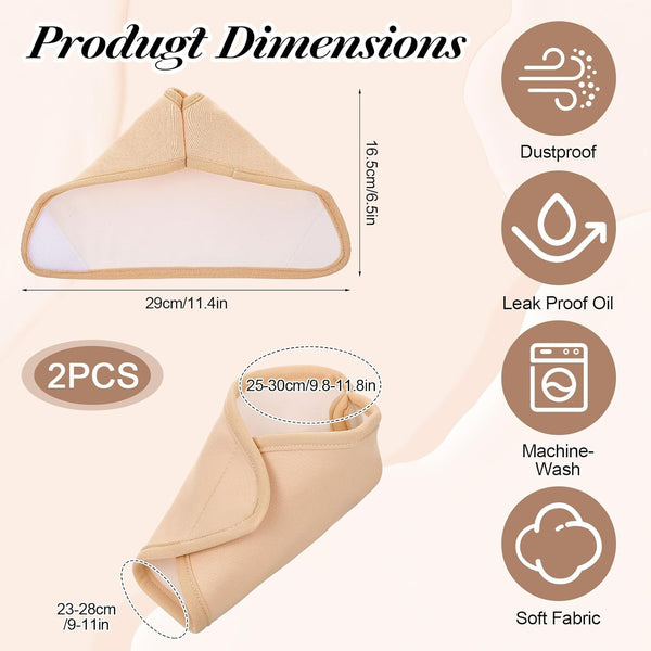 Castor Oil Pack Wrap For Ankle Reusable Adjustable Feet Brace Cloth Relief Gifts Men Women Mom Dad Wife Orthotics Braces & Sleeves