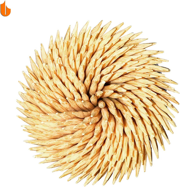 Toothpick Holder Toothpicks 304 Stainless Steel Dispenser With 400 Bamboo For Appetizers Craft Party tail Picks Cleaning Teeth (Silver) Toothpick Disp