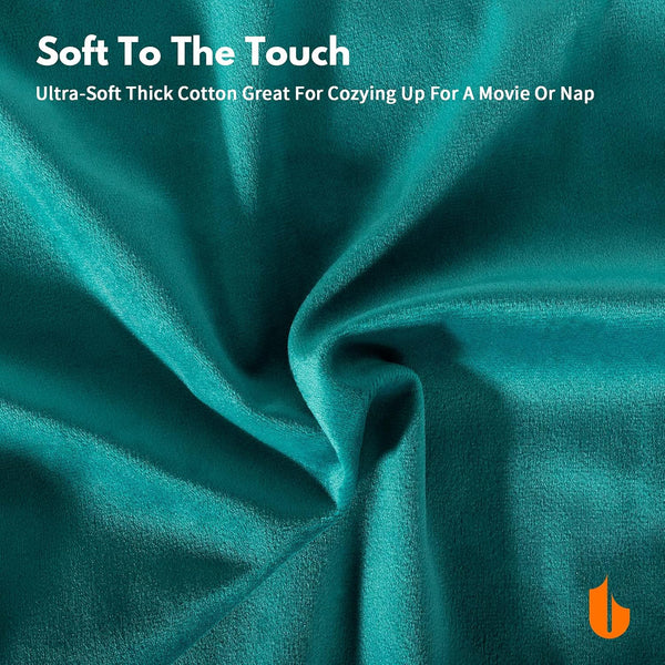 Not Fade Velvet Soft Solid Decorative Throw Pillow Covers Square Cushion Case For Sofa Bedroom Car 18 X Inch 45 Cm Aqua Green Pillow Cases