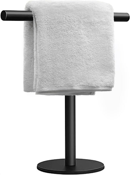 Hand Towel Holder Stand For Bathroom Vanity Countertop Matte Black Shape Bar Rack Kitchen Paper Towel Holders