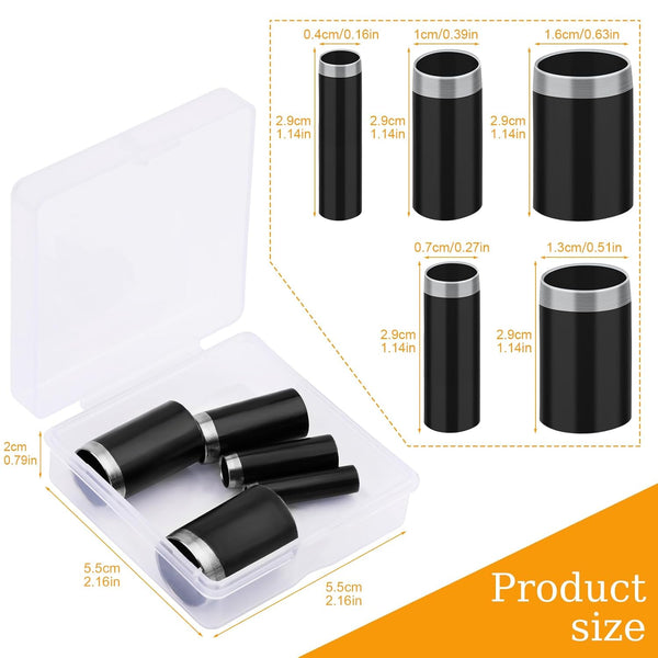 5 Sizes Round Hole Punch Set For Leather Craft Diy Hole Punches