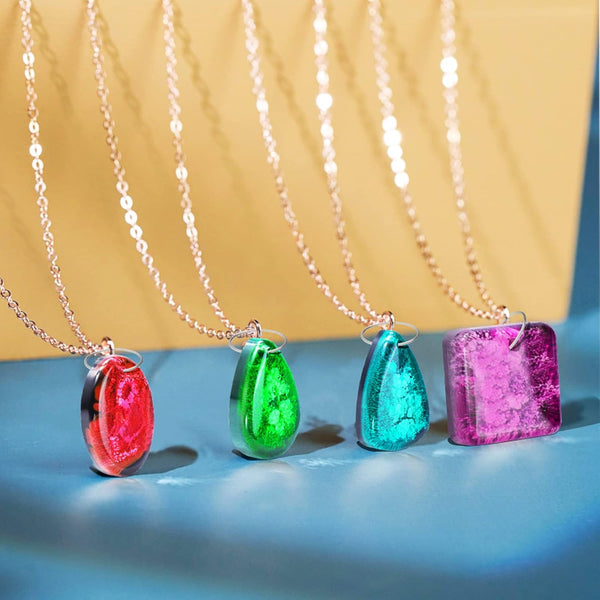 38 Cavity Resin Jewelry Molds For Pendants Necklaces & Keychains Earrings