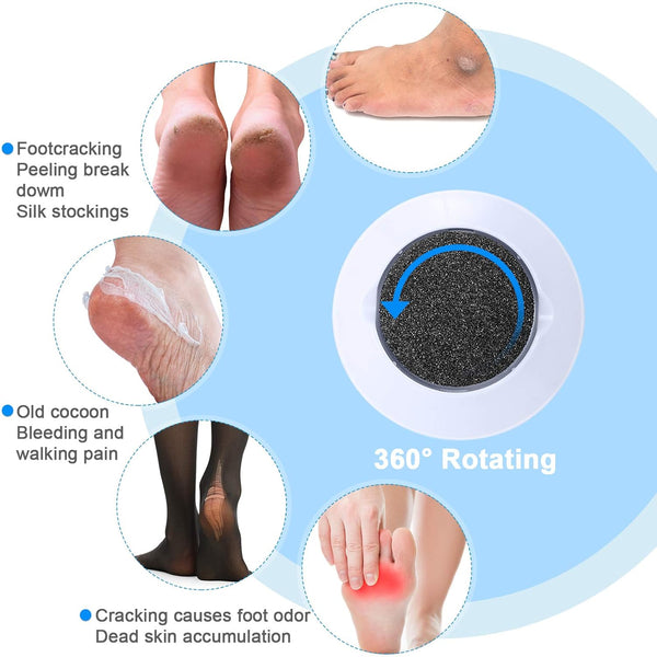 20 Electric Foot Grinder Replacement Pads Coarse Callus Remover Black Gray Electric Files & Tools