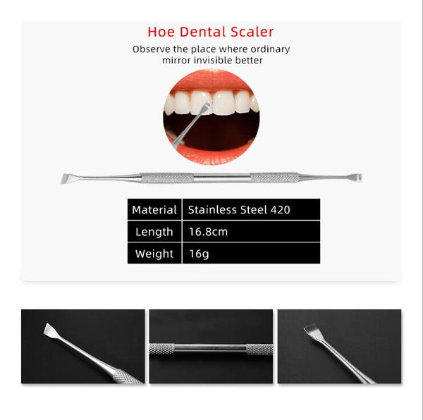Dentist Stainless Steel Tartar Remover Set Of 4 Dental Instruments