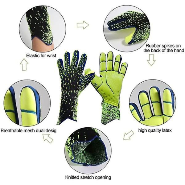 1 Pair Size 6 Goalkeeper Gloves Football Other Sports