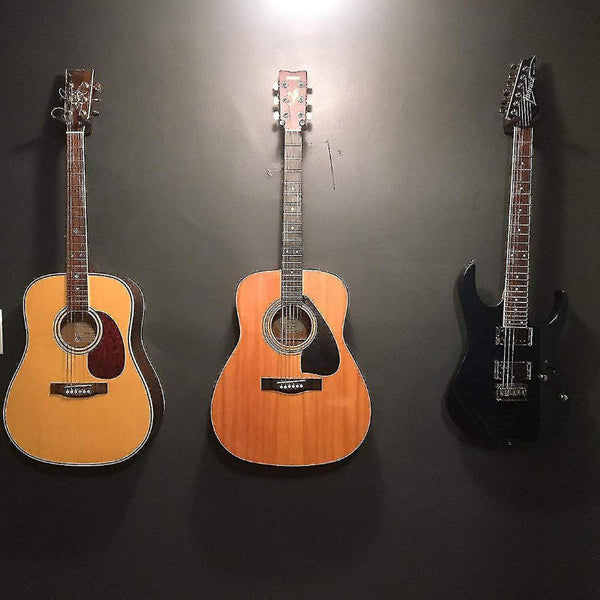 5 Pack Black Guitar Hanger Wall Mount With Screws For Guitars Guitar Accessories