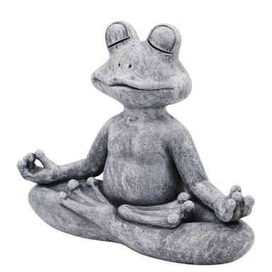 Meditating Frog Meditation Outdoor Decoration Garden Statue Resin Ornaments Courtyard Design Ornaments & Statues