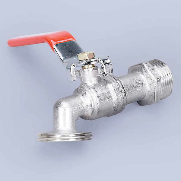 1000L Tank Tap With Garden Hose Connector S60x6 Ibc Connection Connectors Valves & Accessories